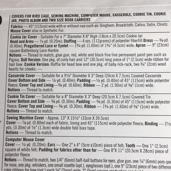 Vintage Simplicity Crafts 1995 Sewing Pattern Covers Multiple Home Items - Picture 10 of 13